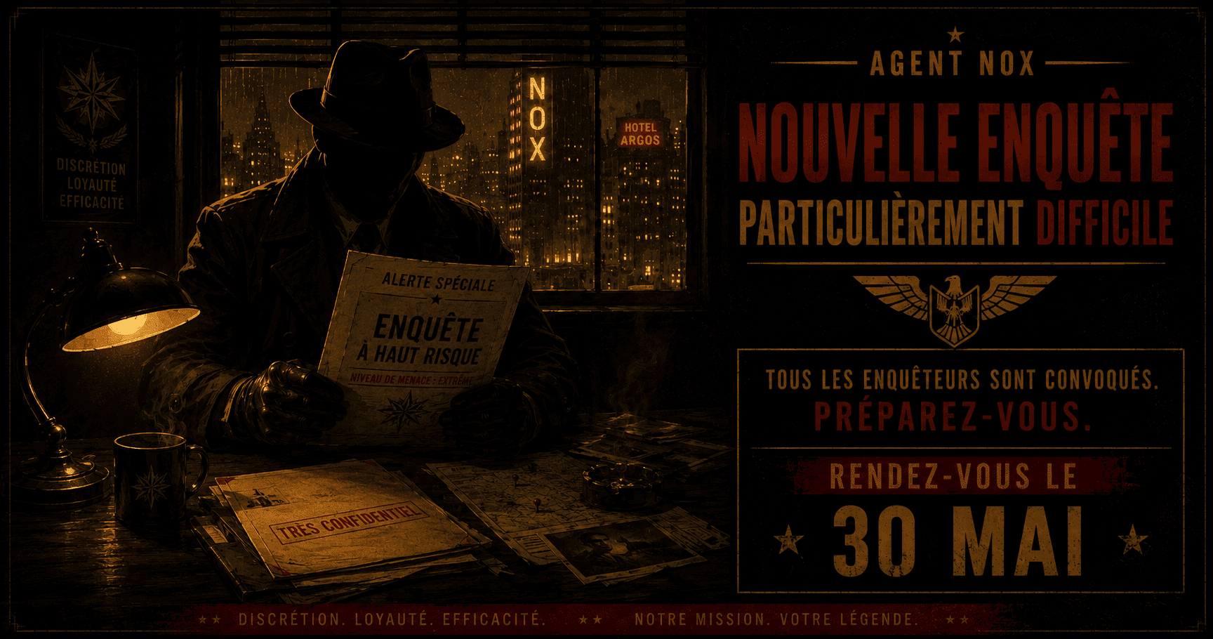 Enquête à haut risque Samedi 30 Mai