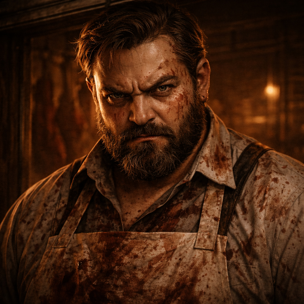 Suspect Le Boucher - Photo d'identité judiciaire pour l'enquête Agent Nox