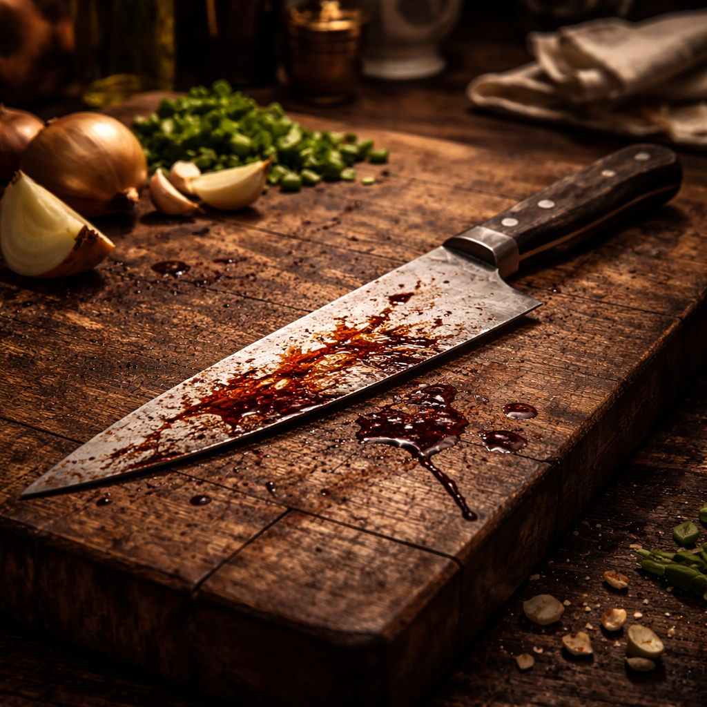 Arme du crime - Preuve photographique forensique pour l'enquête Agent Nox